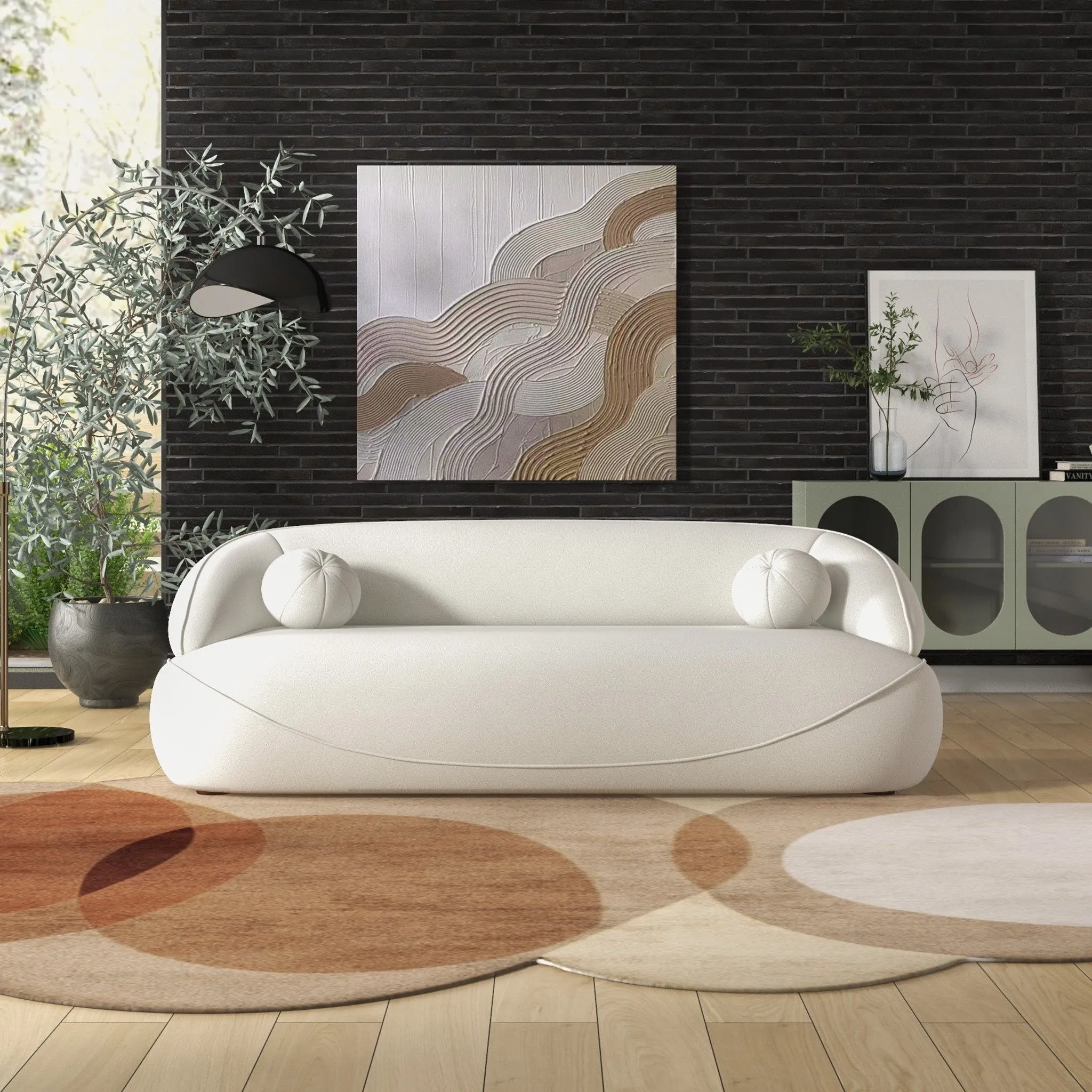 Andrew - Boucle Sofa by Couch.com