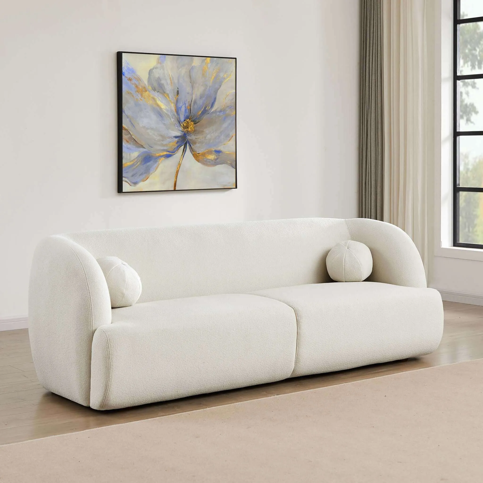 Anna - French Boucle Sofa by Couch.com