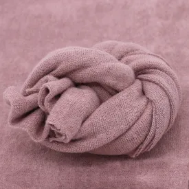 Babymoon Set of 2 | Knitted Wool Wrap and Bean Bag Layer | Baby Photography Props | Dark Purple