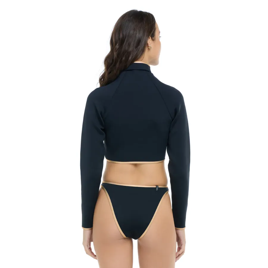 Body Glove Modern Love Crop Rashguard 39-636746 - Undersea Black