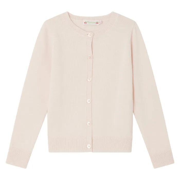 Bonpoint Child Bothilda Cardigan Powder Pink