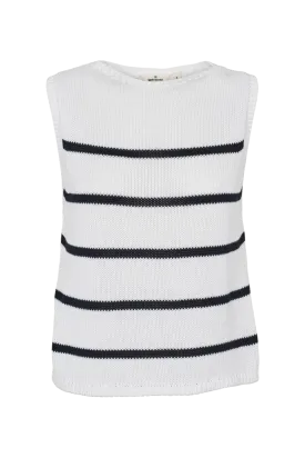 Cia Vest - bright white / navy