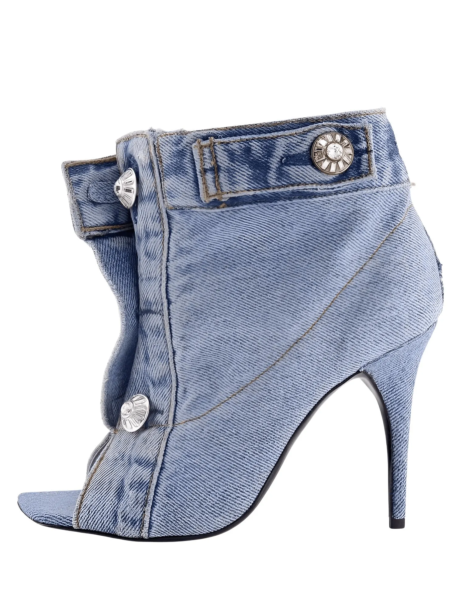Denim Heels For Women - Now In Black Too!