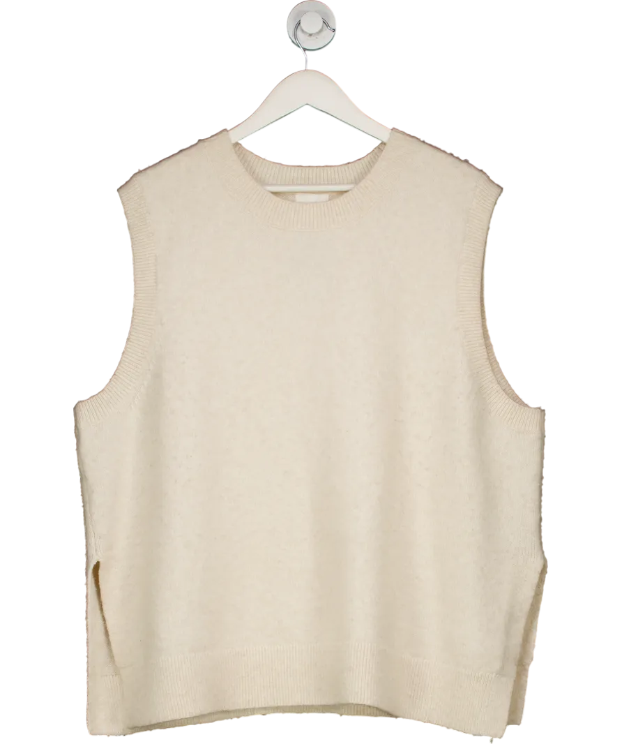 H&M Cream Knitted Vest UK XL