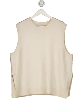 H&M Cream Knitted Vest UK XL