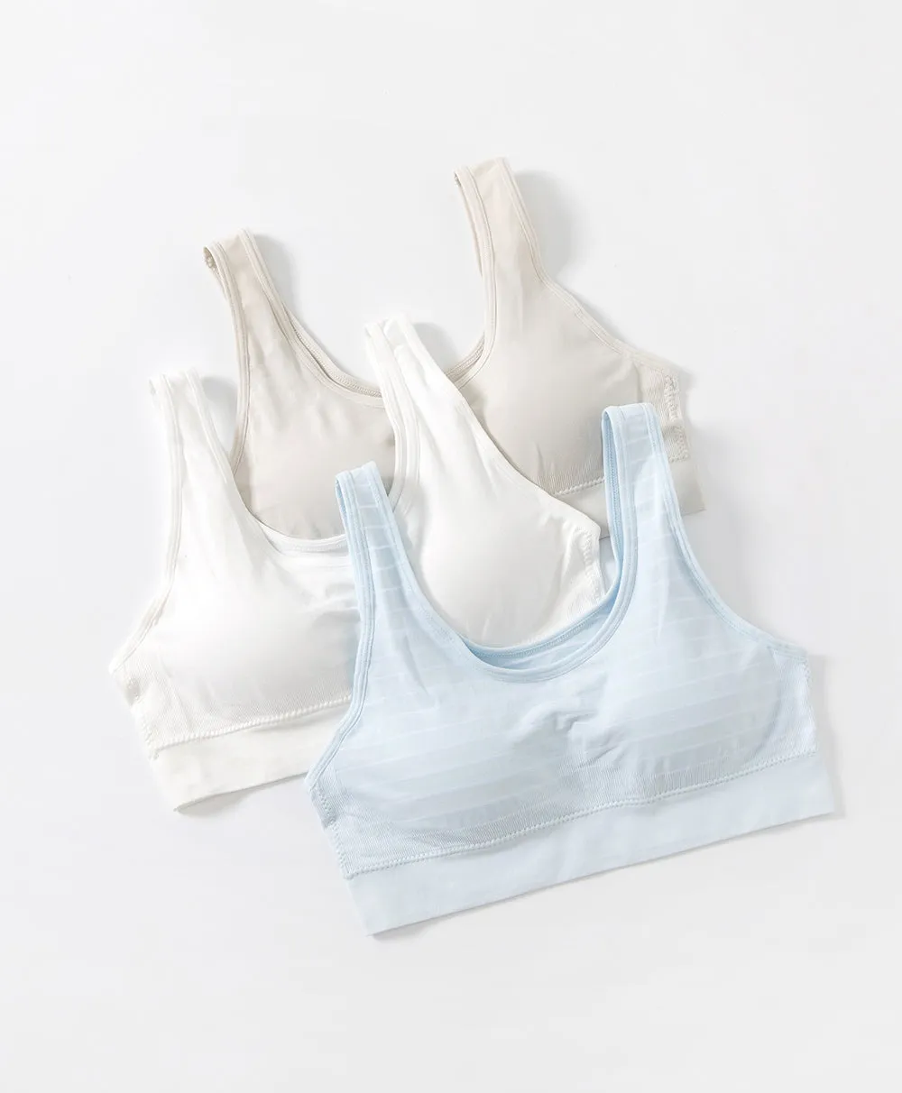 Junior Shining Heart Seamfree U-Back Teens Vest with Bra Paddings