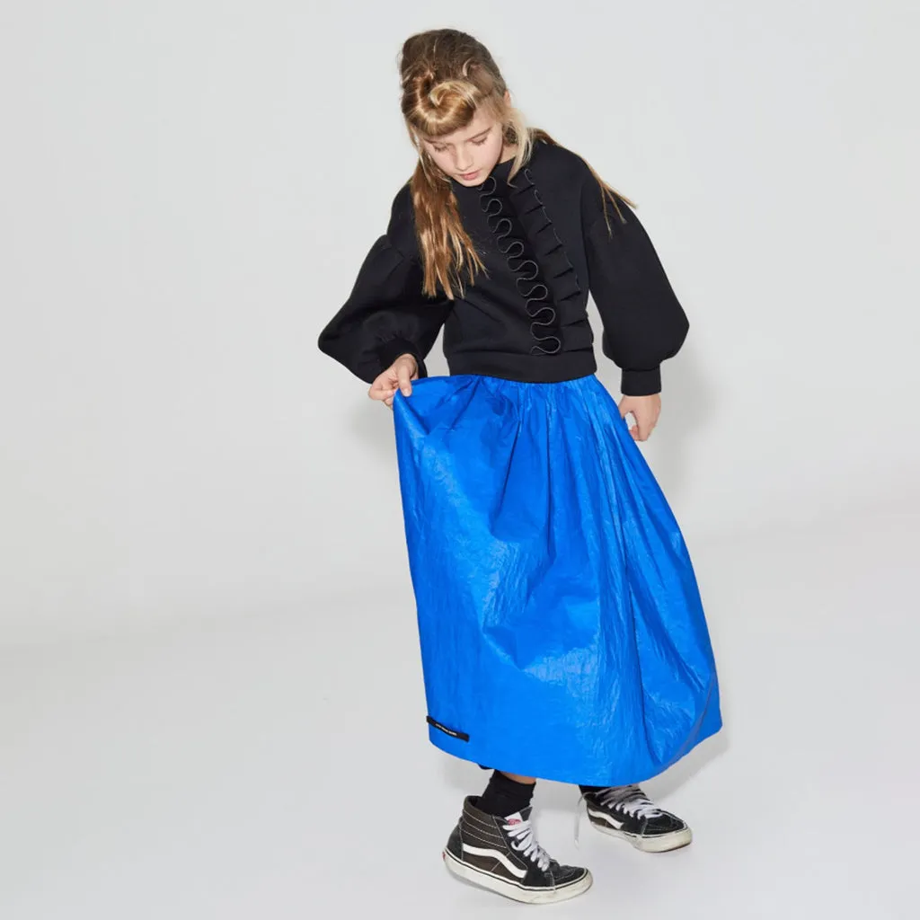 Little Creative Factory Child Neoprene Ruffle Sweatshirt Black