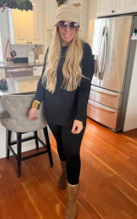 Microfiber Top & Leggings Set - Final Sale*