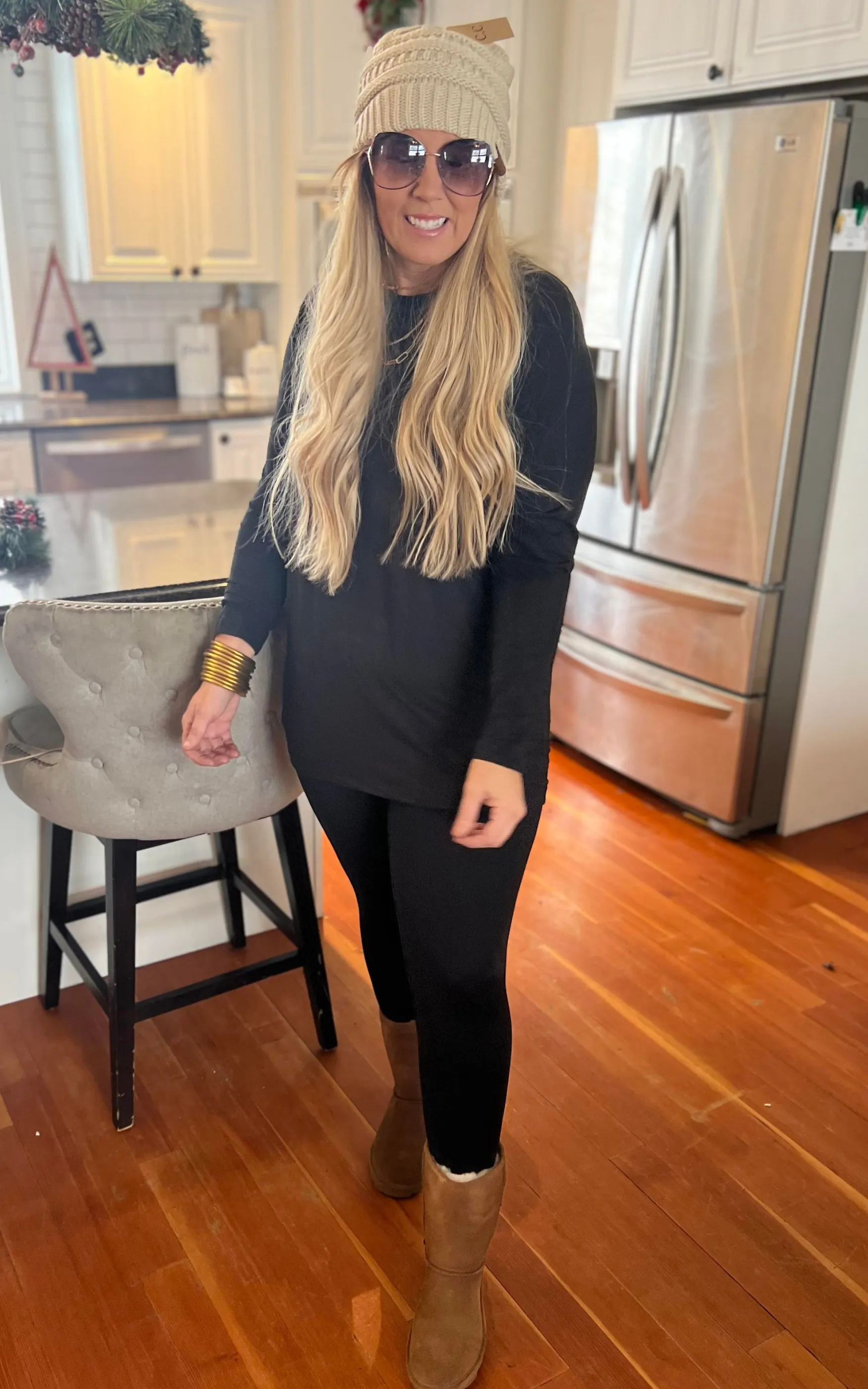 Microfiber Top & Leggings Set - Final Sale*