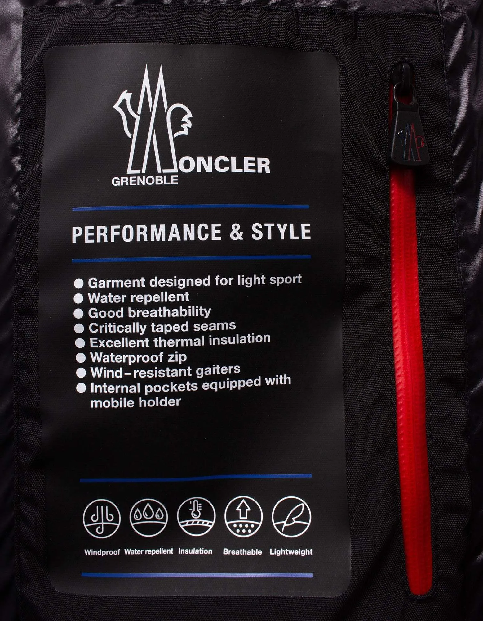 Moncler Grenoble Achensee Blue Down Jacket