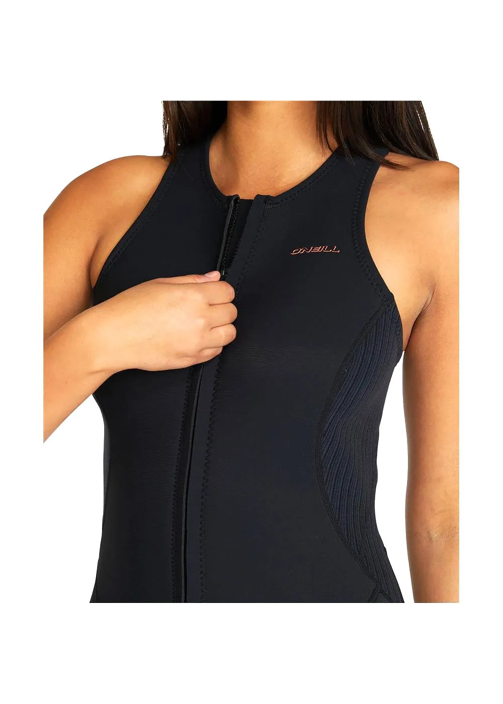 ONeill Womens Hyperfreak 2mm FZ Long Jane Wetsuit
