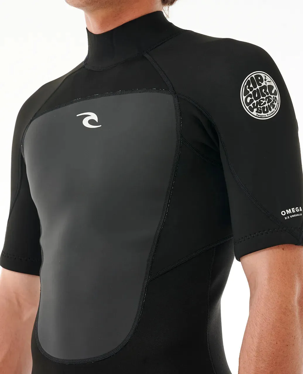 Rip Curl Men's Omega 2mm Back Zip Springsuit Black 11LMSP-0090
