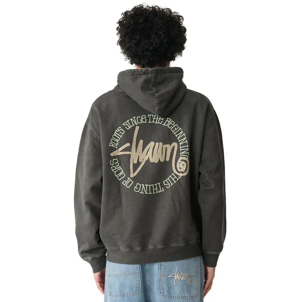 S/DOUBLE THIS THING DOT HOOD - WASHED BROWN