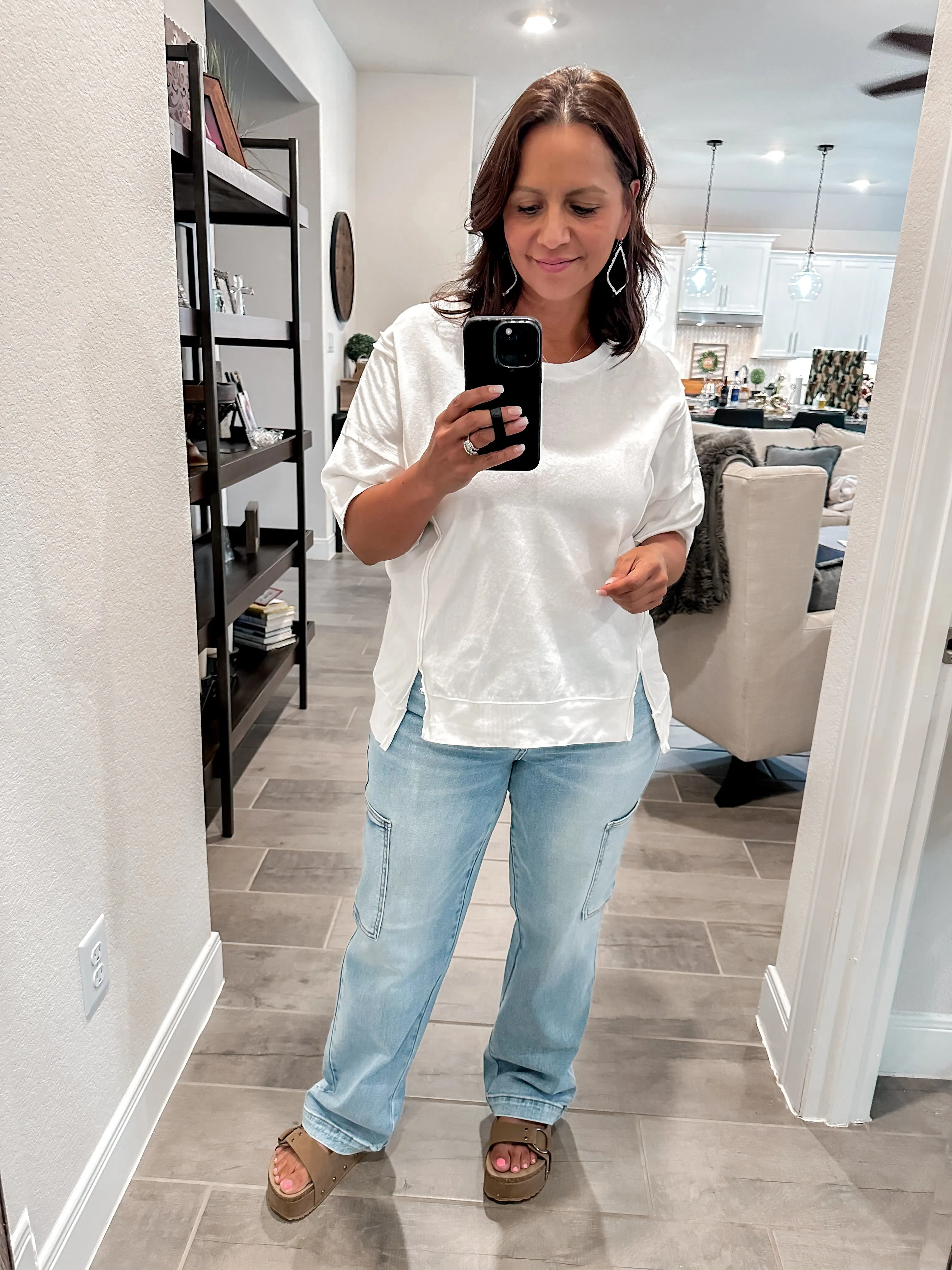 The Jenn High Waisted Judy Blue Cargo Jeans
