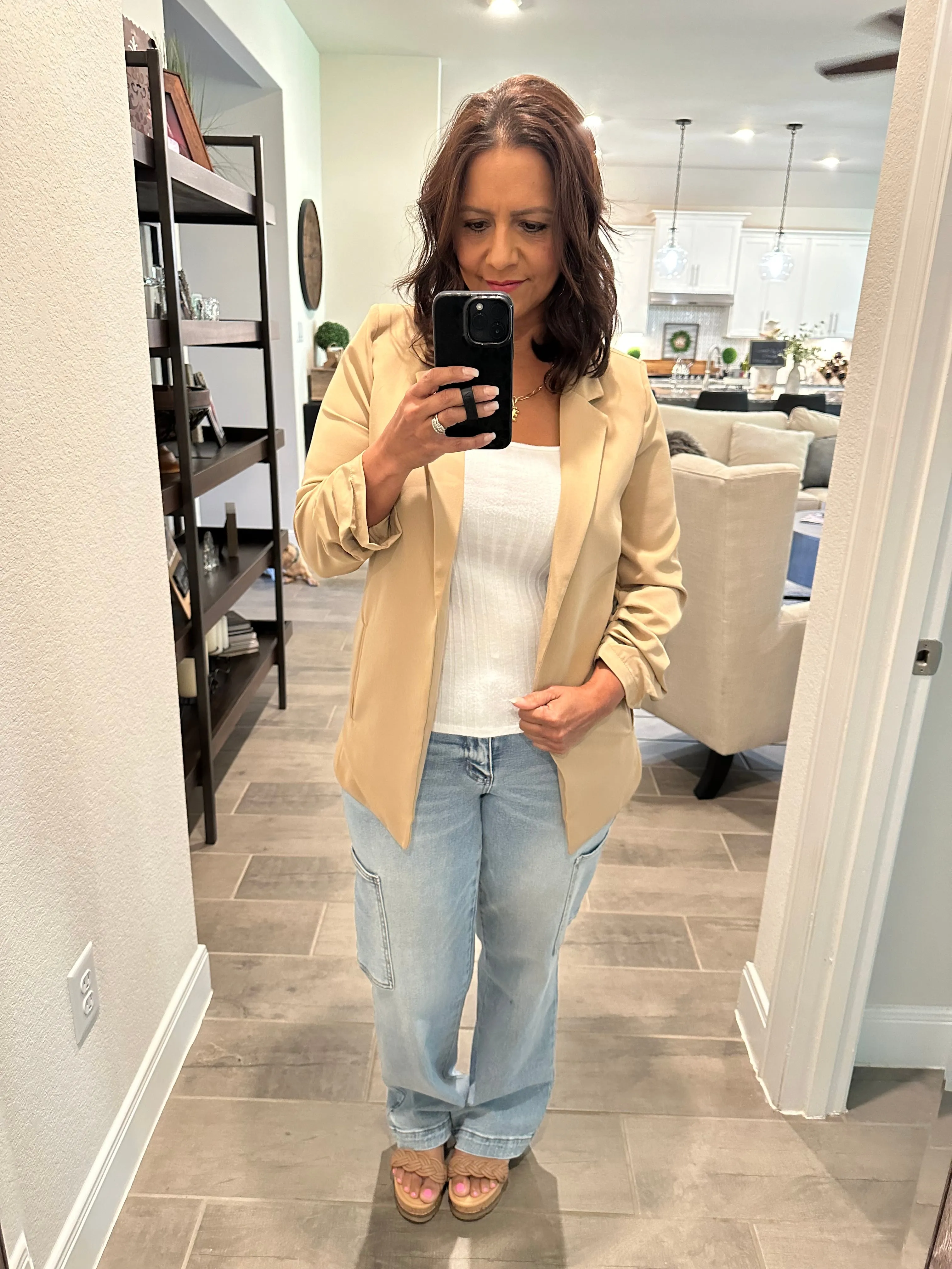 The Jenn High Waisted Judy Blue Cargo Jeans