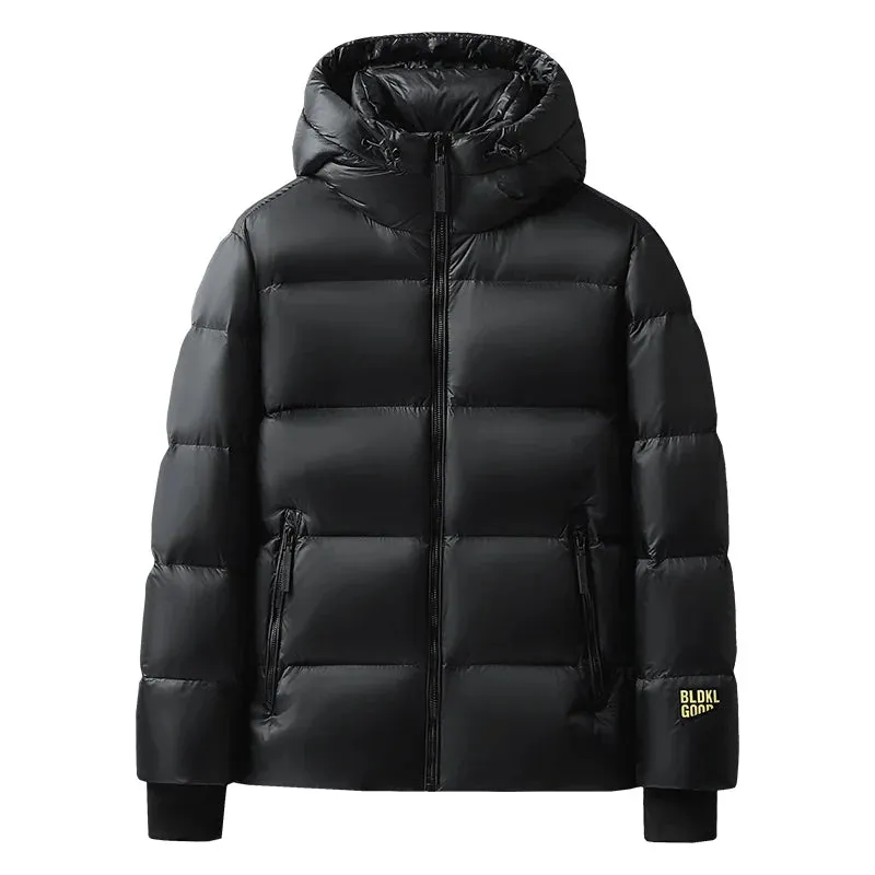 Thick Long Hooded Goose & Duck Down Unisex Outwear