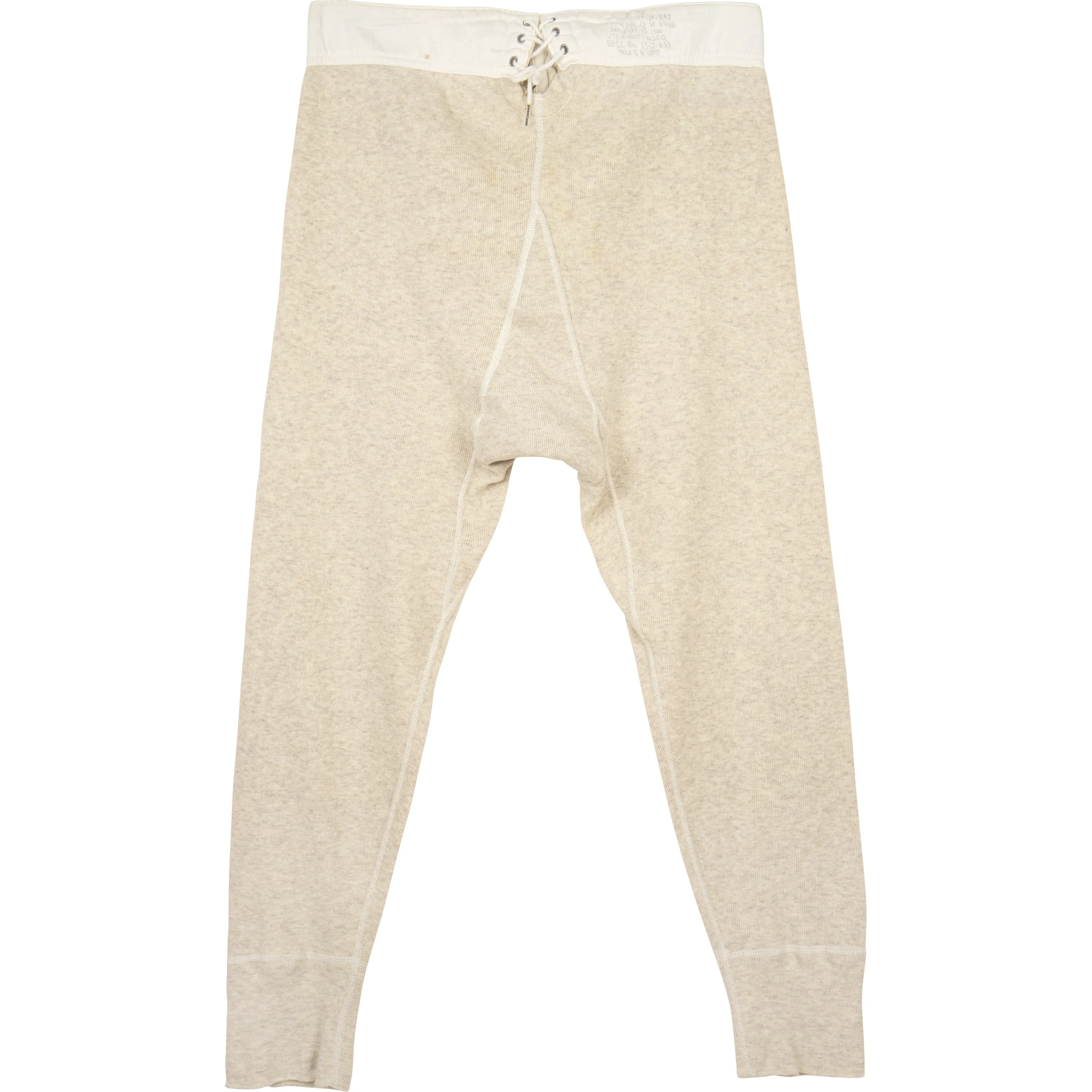 VINTAGE MILITARY WOOL LONG JOHNS