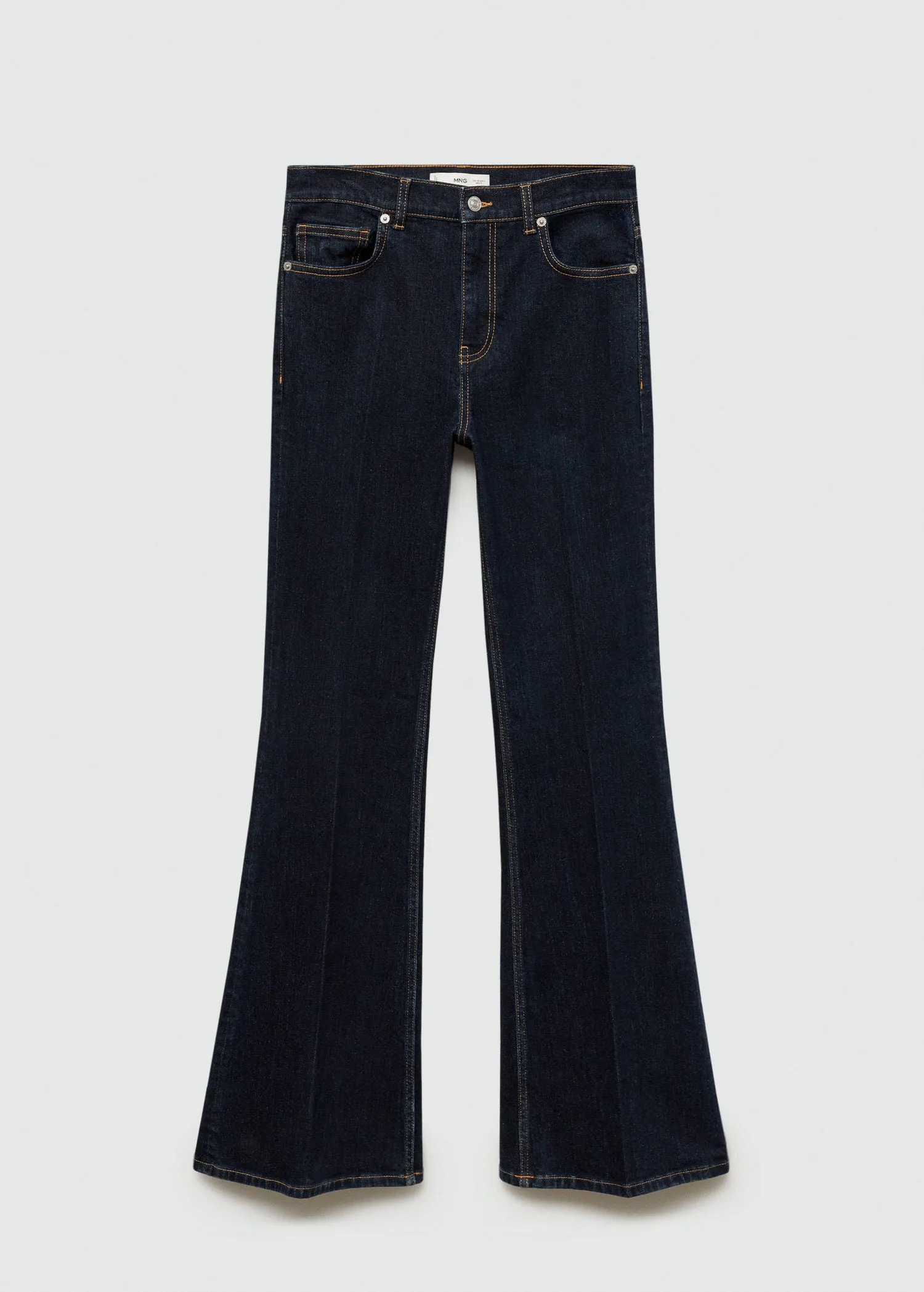 Violet high-rise flared jeans - Open Blue
